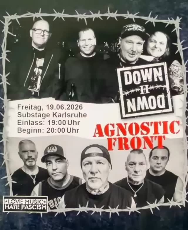 Agnostic Front + Down To Down