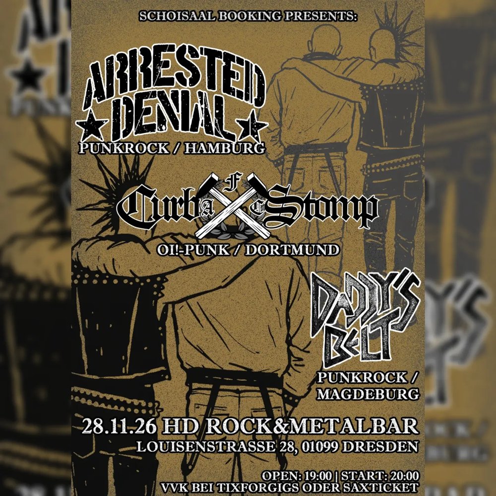 Arrested Denial + Curb Stomp + Daddy's Belt