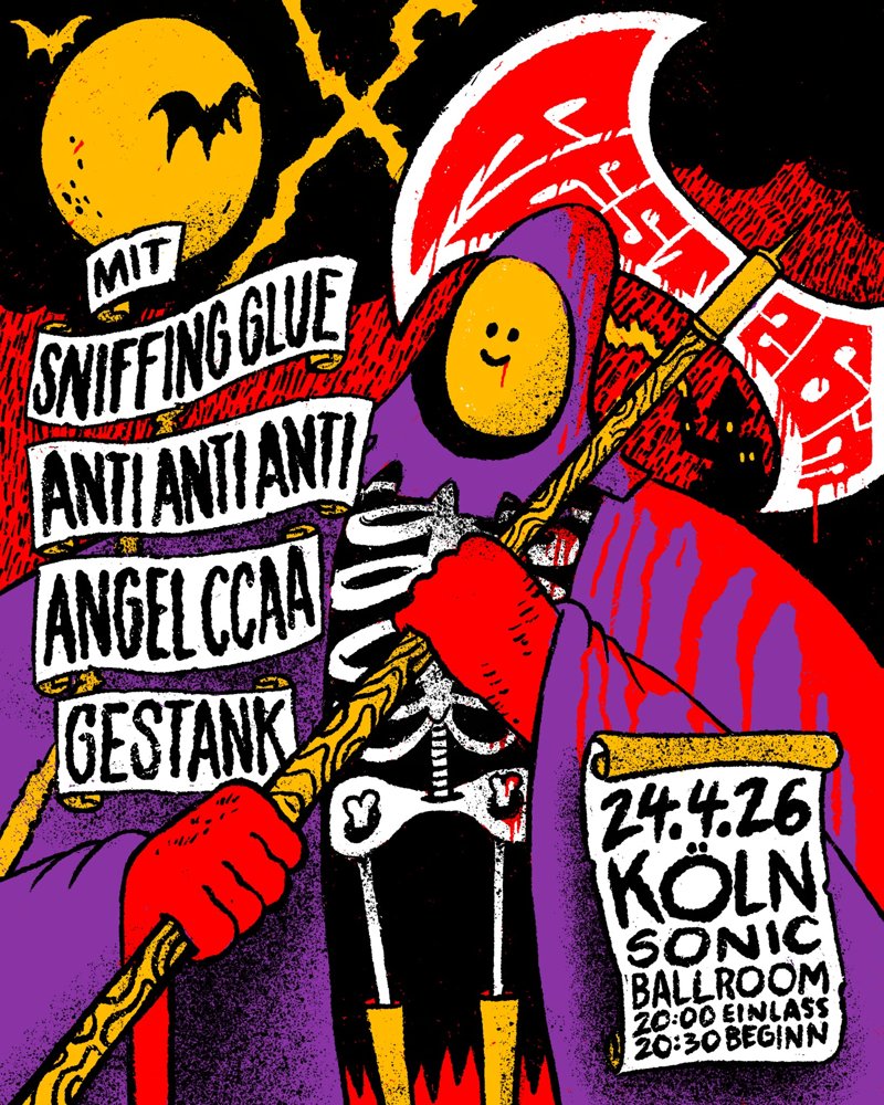Oxfest 2026.3: Sniffing Glue + Anti Anti Anti + Angel CCAA + Gestank